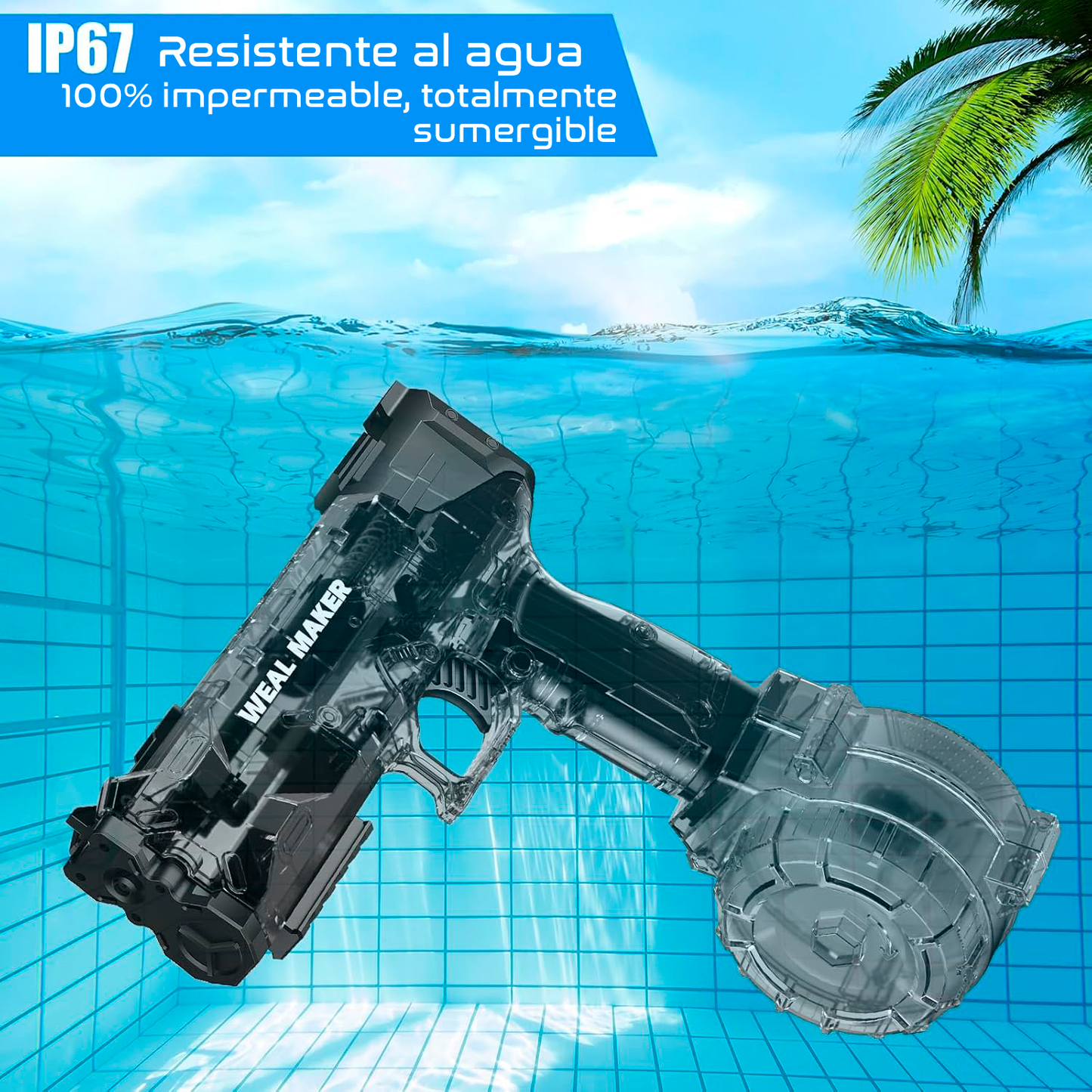 Pistola de agua automática de alta presión